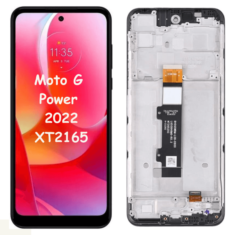 LCD Screen + Touch Display Digitizer Assembly With Frame For Motorola Moto G Power 2022 XT2165 - Best Cell Phone Parts Distributor in Canada, Parts Source LCD Screen + Touch Display Digitizer Assembly With Frame For Motorola Moto G Power 2022 XT2165 - Best Cell Phone Parts Distributor in Canada, Parts Source